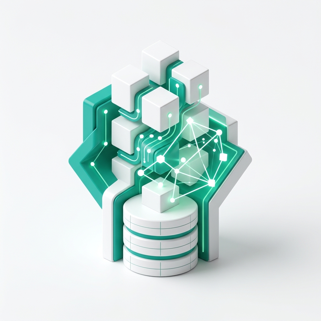 Ilustración Bases de Datos y Vector Stores